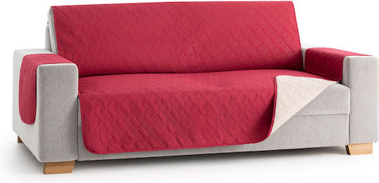 Mc Decor Sumba Αδιάβροχο Ελαστικό Κάλυμμα Τετραθέσιου Καναπέ Κόκκινο #FF0000 Μπέζ 240x290cm