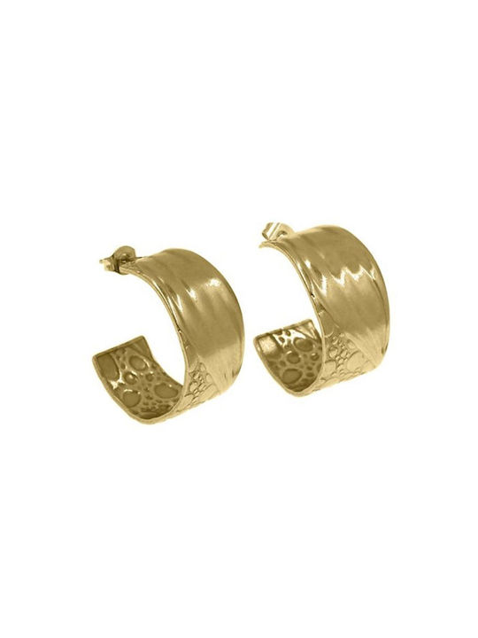 Paraxenies Earrings made of Steel Gold Plated