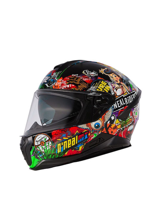 O'Neal Challenger Crank V.24 Full Face με Sun Visor ECE 22.06 Black Multi