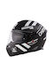 O'Neal Challenger Warhawk V.24 Black/White/Red Motorcycle Helmet Full Face ECE 22.06 with Sunvisor