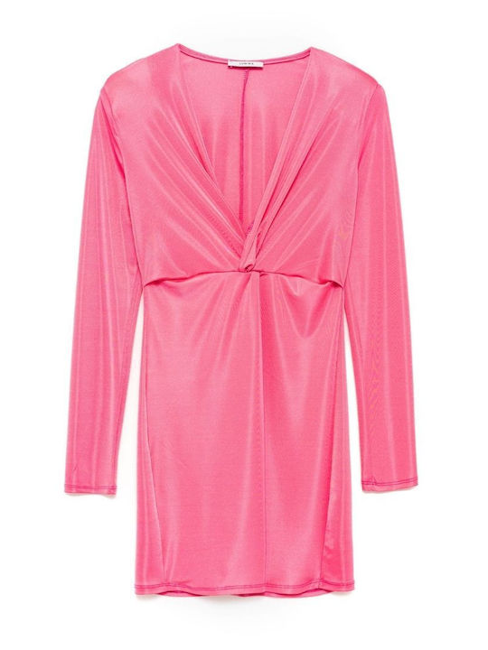 Lumina Sommer Mini Kleid Pink