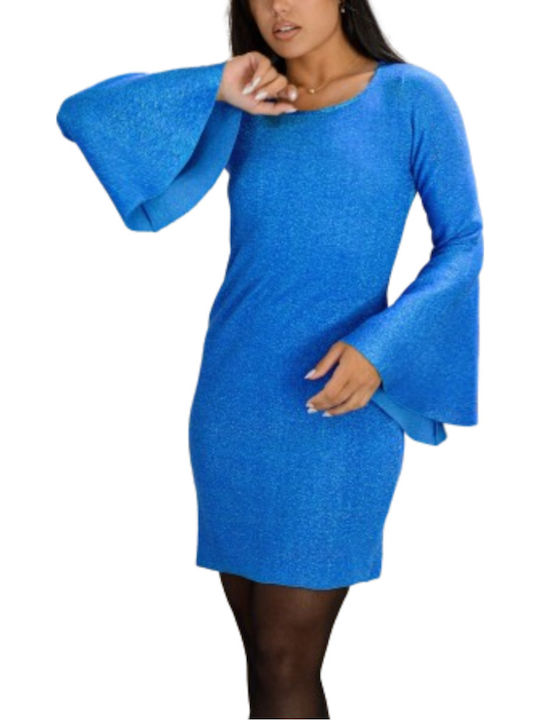 Mini Evening Dress Blue