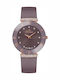 Bellevue Women's Watch with Purple Leather Strap