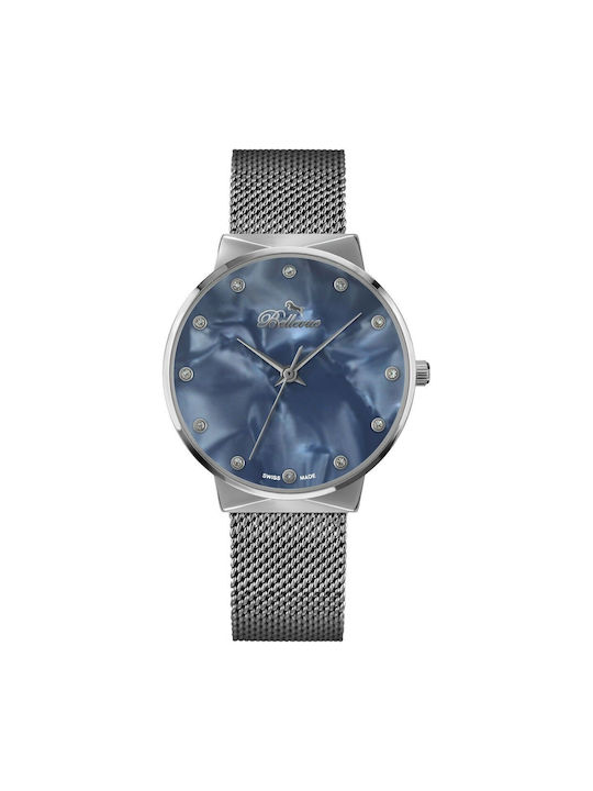 Bellevue Watch with Silver Metal Bracelet