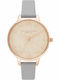Olivia Burton Γυναικείο Ρολόι 34mm Μπαταρίας με Μπεζ Δερμάτινο Λουράκι