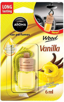 Aroma Car Car Air Freshener Pendand Liquid Vanilla 6ml