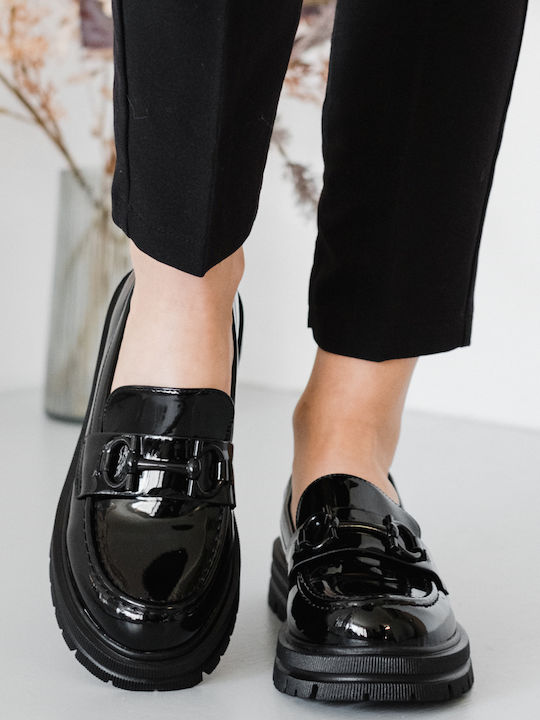 Γυναικεία Loafers σε Μαύρο Χρώμα