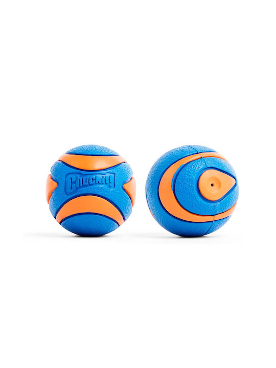 Chuckit Ultra Squeaker Топка Игра Куче от Каучук Small Син 2бр