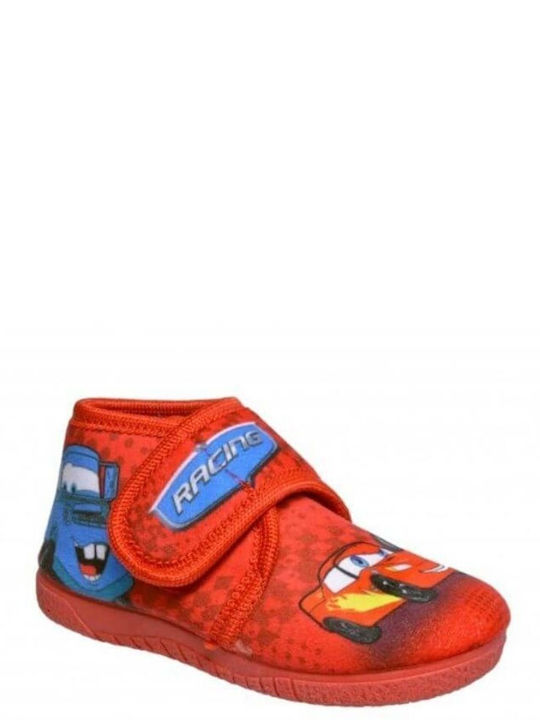 IQ Shoes Ανατομικές Παιδικές Παντόφλες Κόκκινες