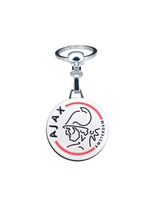 Keychain Metallic Team White