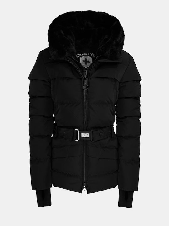 Wellensteyn Women's Short Puffer Jacket for Winter Black