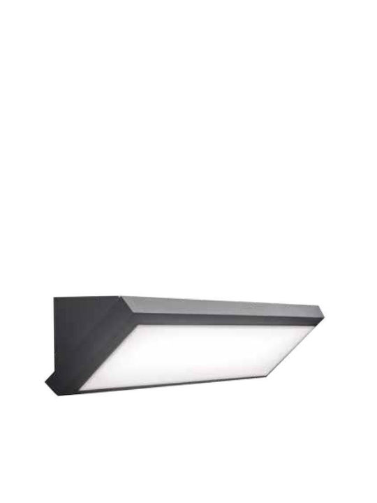 Fos me 3cct Επιτοίχιο Εξωτερικό Φωτιστικό LED IP65 21W με Ρυθμιζόμενο Λευκό Φως 32x13.3x13.4εκ.