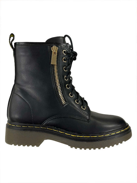 Ustyle Kinderstiefel mit Reißverschluss Schwarz