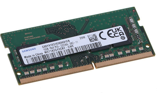 Samsung 16GB DDR4 RAM cu Viteză 3200 pentru Laptop