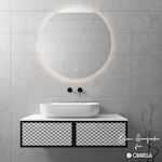 Orabella Cabinet de baie fără chiuvetă L100xl45xH25cm Alb