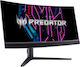 Acer Predator X34 V Ultrawide OLED HDR Curved Gaming Monitor 34" QHD 3440x1440 175Hz with Response Time 0.01ms GTG