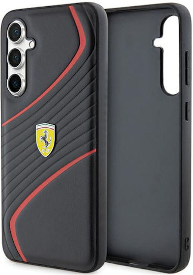 Ferrari Carbon Back Cover Πλαστικό Μαύρο (Galaxy S23 FE)