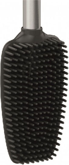 Inter Ceramic Plastic Toilet Brush Black