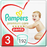Pampers Premium Care Πάνες Βρακάκι No. 3 για 6-11kg 192τμχ
