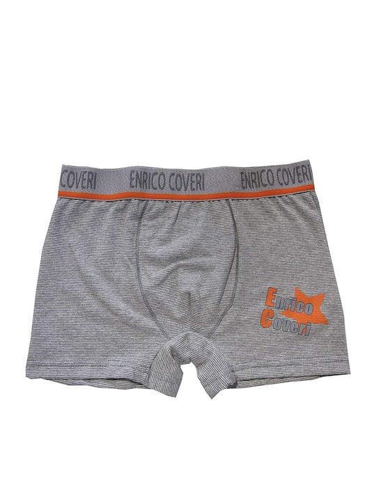 Enrico Coveri Kinder-Boxershorts Gray