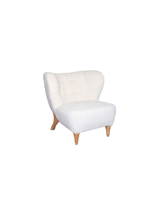 Armchair White 87x96x86cm