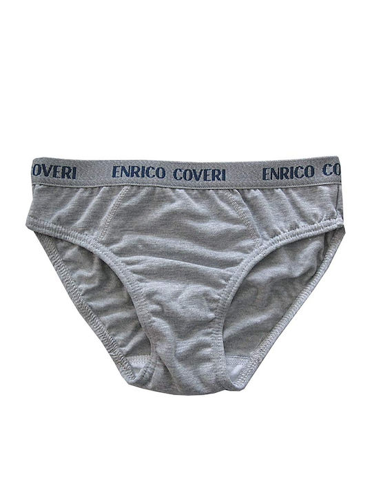 Enrico Coveri Kids' Brief Gray