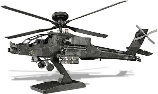 Piececool Jucărie de Construcție din Metal Elicopter Ah-64 Apache