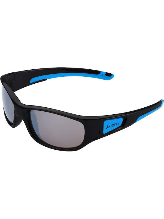 Cairn Sunglasses with Black Frame and Black Lens JSPLAY102TU