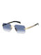 David Beckham Db Sonnenbrillen mit Gold Rahmen und Blau Verlaufsfarbe Linse DB 7109/S RHL/08