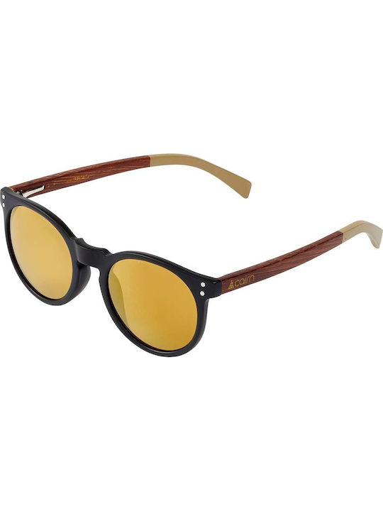 Cairn Unisex Sunglasses with Black Plastic Frame and Black Lens WHYPE402TU
