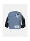 Eastpak Fabric Shoulder / Crossbody Bag One with Zipper & Adjustable Strap Blue 16x5.5x21cm