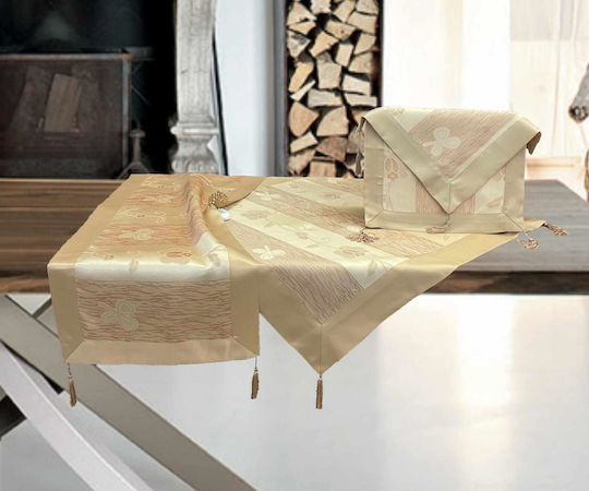 Linea Home Καρέ Σετ 4τμχ Tale Ζακάρ 40x110εκ.