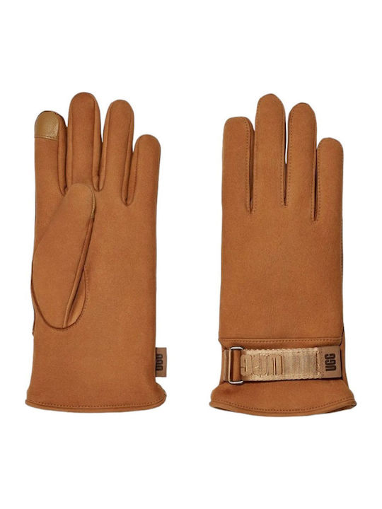 UGG Men's Gloves Brown Logo
