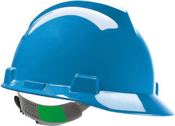 MSA Construction Site Work Helmet Blue MSA Construction Site Work Helmet Blue