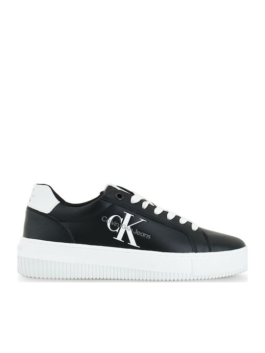 Calvin Klein Дамски Чънки Сникърси Черни
