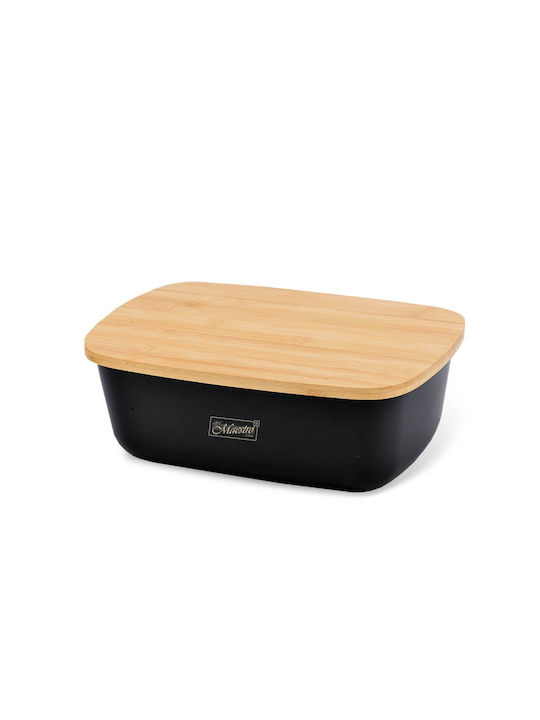 Maestro Lunchbox Kunststoff Schwarz 34.5x13cm 1Stück