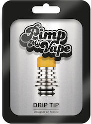 Pimp My Vape Drip Tip Mundstück in Gold Farbe ATM4971223347VR25357