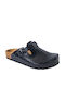 Leon Med 4250 Femei Din piele Anatomici Sabot Negre