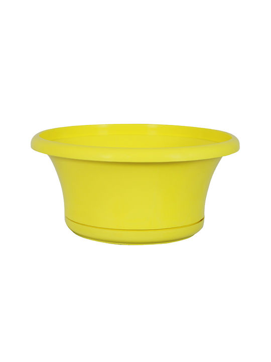 Sic Plast Flower Pot 22x14cm Yellow 7536220951