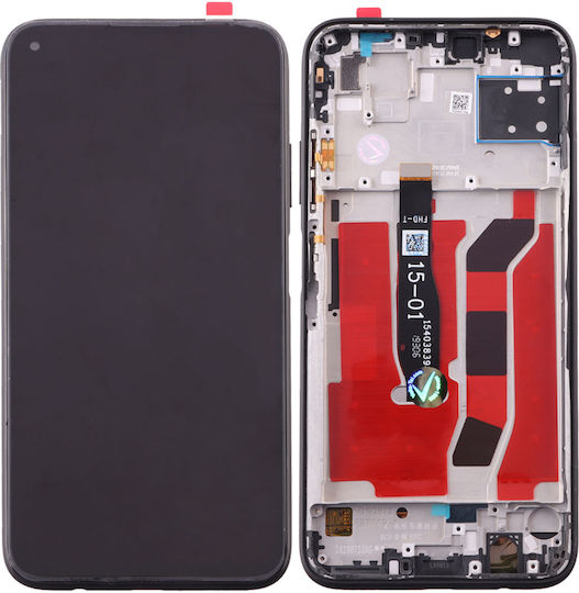 Екран със Сензорен Механизъм и Рамка за Huawei P40 Lite