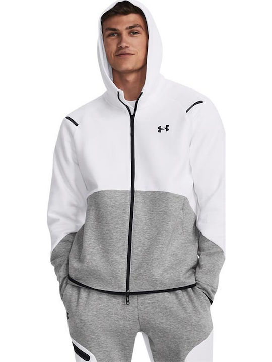 Under Armour Unstoppable Ζακέτα με Κουκούλα Λευκό