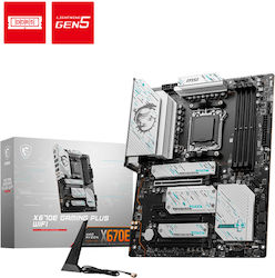 MSI X670E Gaming Plus Wifi Motherboard ATX with AMD AM5 Socket