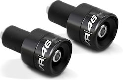 Barracuda Motorcycle Grips in Black Colour