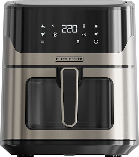Black & Decker Air Fryer with Wi-Fi 6.5lt Silver ES9730070B