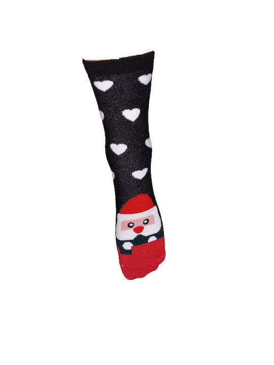 Join Women's Christmas Socks BLACK