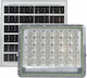 Gdsuper Στεγανός Ηλιακός Προβολέας LED 300W Ψυχρό Λευκό 6500K με Τηλεχειριστήριο IP67