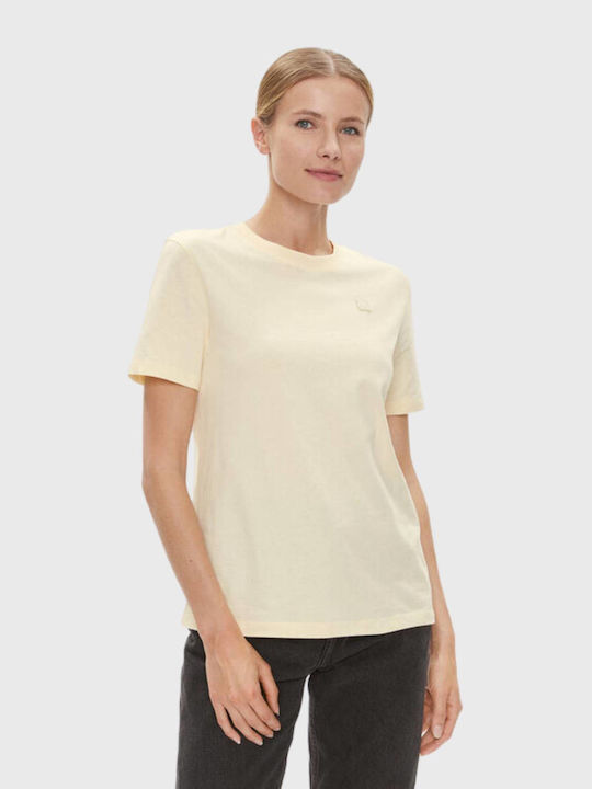Calvin Klein Damen T-Shirt Braun
