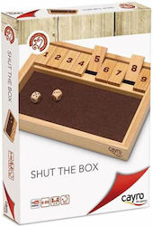 Cayro Board Game Shut The Box for 2-4 Players 6+ Years (EN)