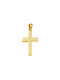 Daskalakis Herren Gold Kreuz 14K