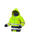 Neo Tools Work Jackets Reflective for Winter Yellow